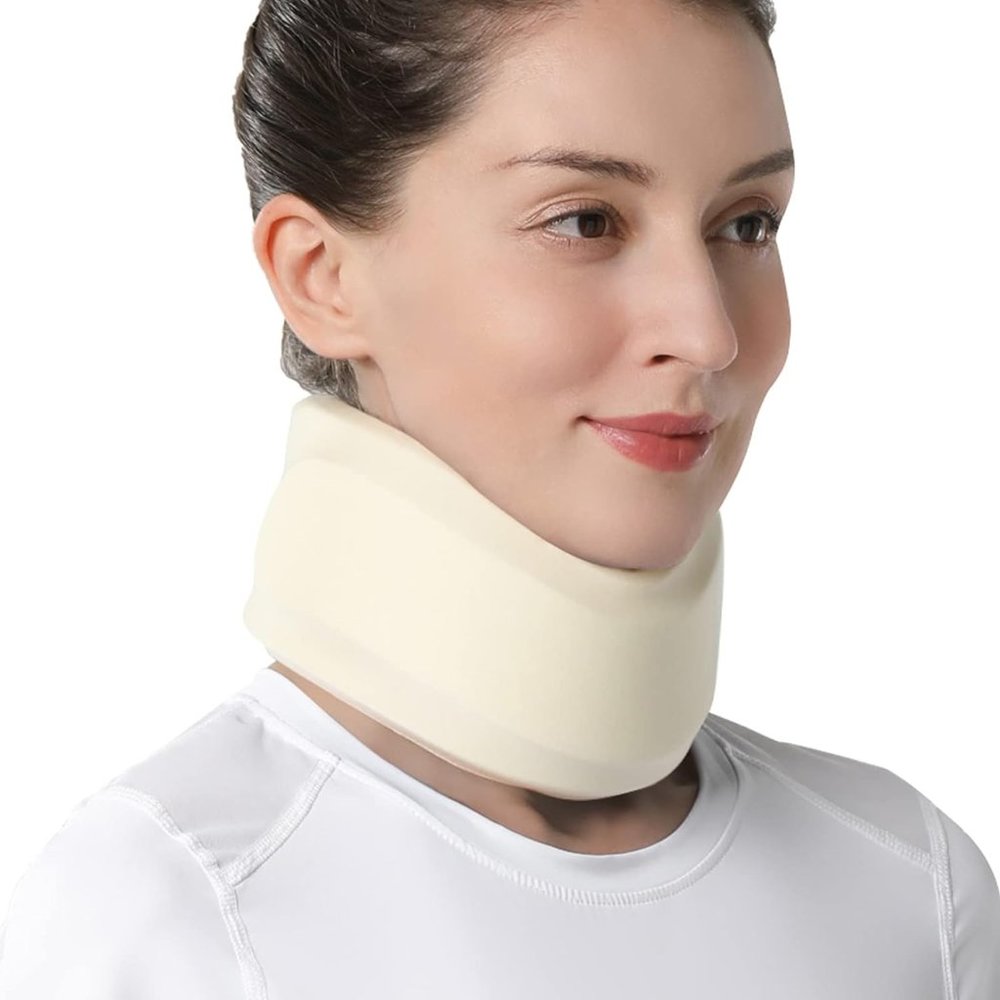 Velpeau Double Layer Neck Brace Foam Cervical Collar Soft Neck Support Sz Small